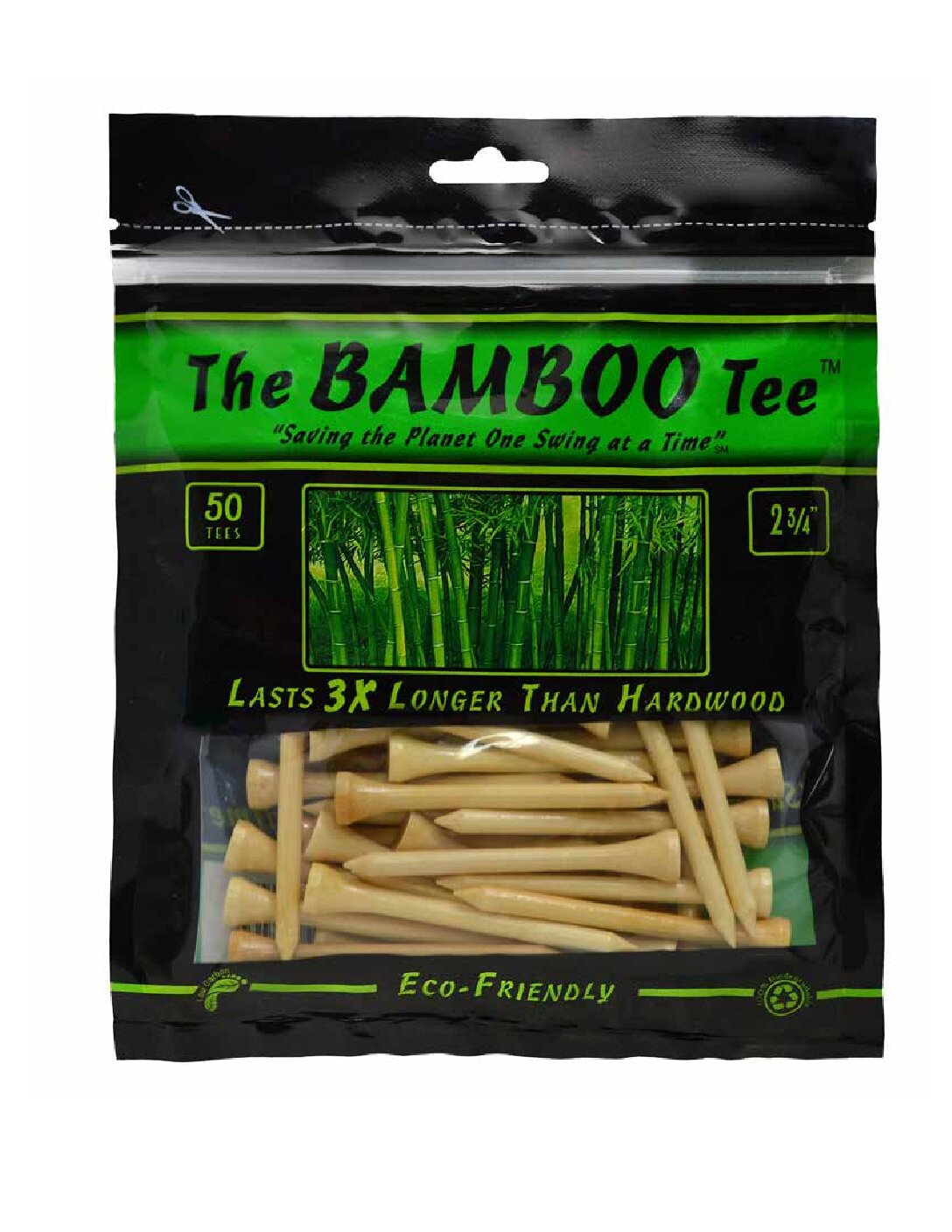 Bamboo Golf Tee  Nickel Putter USA